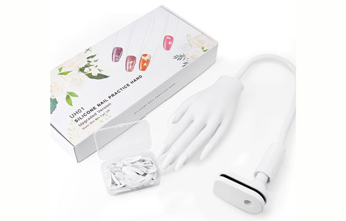 White artificial hand