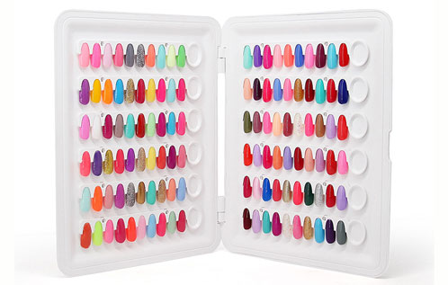 C8 Nail Color Display Card Book