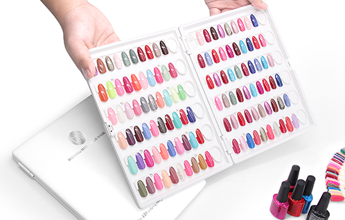 C10  Nail Color Display Chart